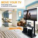 Mobile TV Stand for 32–75 Inch LCD LED Flat & Curved TVs