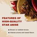 2 x 52USA Star Anise Whole, 4 Ounce (Pack of 1), NON-GMO Verified Chinese Star Anise Whole, Dried Star Anise Pods for Tea and baking