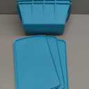 Large Capacity Silicones Ice Tray Efficient Produces 8lbs Ice Perfect for Parties and Outdoor Activity Extra Large Ice (Blue)