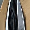 NS YOLO Leather Car Seat Covers,Universal Fit for Most Cars,SUVs and Sedans,Waterproof Luxury Leatherette Cushions, 5 Seats Protectors (Black and Red, Full Set-5 Seats(Front and Rear))