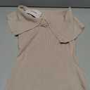 ZESICA Women's Off Shoulder Bodycon Maxi Dress 2026 Summer Ribbed Knit Cocktail Party Formal Sweater Dresses Apricot Small