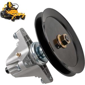 ATRACYPART 618-09395 Mower Deck Spindle Assembly, Compatible with Cub Cadet MTD Craftsman Troy Bilt ZT1 ZTS1 Z5400 Z5450 Mustang Z46 46-Inch Deck 618P09395