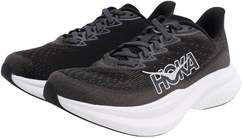 HOKA Womens Mach 6 (10, Black/White)