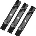 GX21380 Medium Lift Mower Blades for John Deere 54 Inch Deck D170 G110 190C LA150 E180 S180 54" Lawn Mower Replace GY20679 GY20684 GY20686 7-Point Star Blades 3 Pack