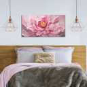 Prepeyssee Floral Wall Art for Living Room Pink Wall Art Large Botanical Artwork for Bedroom Office Teen Girl Room Decor Canvas Prints 20x40 Inch