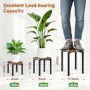 Amaoot 3-Pack Plant Stands Indoor, Plant Flower Display Shelf, Heavy Duty Flower Pot Stands for Multiple Plant Fits Living Rooms, Balconies, Offices(Fits 5" -12" Pots)
