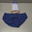 Women's Organic Cotton Panties Pack, ComfortSoft Underwear, 6-Pack, Size M