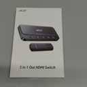 acer HDMI Switch 5 in 1 Out [4K@60Hz, HDMI 2.0, HDCP 2.3, HDR] Switcher with Remote, Supports DTS, Dolby, Work for PS5/Xbox/Switch/Roku/TV Stick/Projector