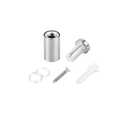 Standoff Screws for Acrylic 1/2 x 1 inch Stainless Steel Wall Sign Silver Standoff Mounting Hardware 20 Pack