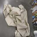 DIY Outdoor Canvas Tarp Protective Cover Kit, Color  Beige, For Garden, Not Stretchable Etc. 10'x13'