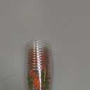  Christmas Clear Plastic Cups 12 Oz Gingerbread Men Disposable Cups Merry Christmas Drinking Cups Bulk for Beverage Coffee Xmas Holiday Party Favor Supplies