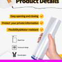 SUNEE Black Mesh Zipper Pouch 7.8x10.8 in, 30 Packs, Waterproof, Organizing Pouches for Office, School, Travel