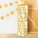 Here Comes the Son Baby Shower Decor Baby Boxes Banner Set, Boho Sun Baby Boxes With Letters for Baby Shower Blocks Sunshine Banner Party Decorations