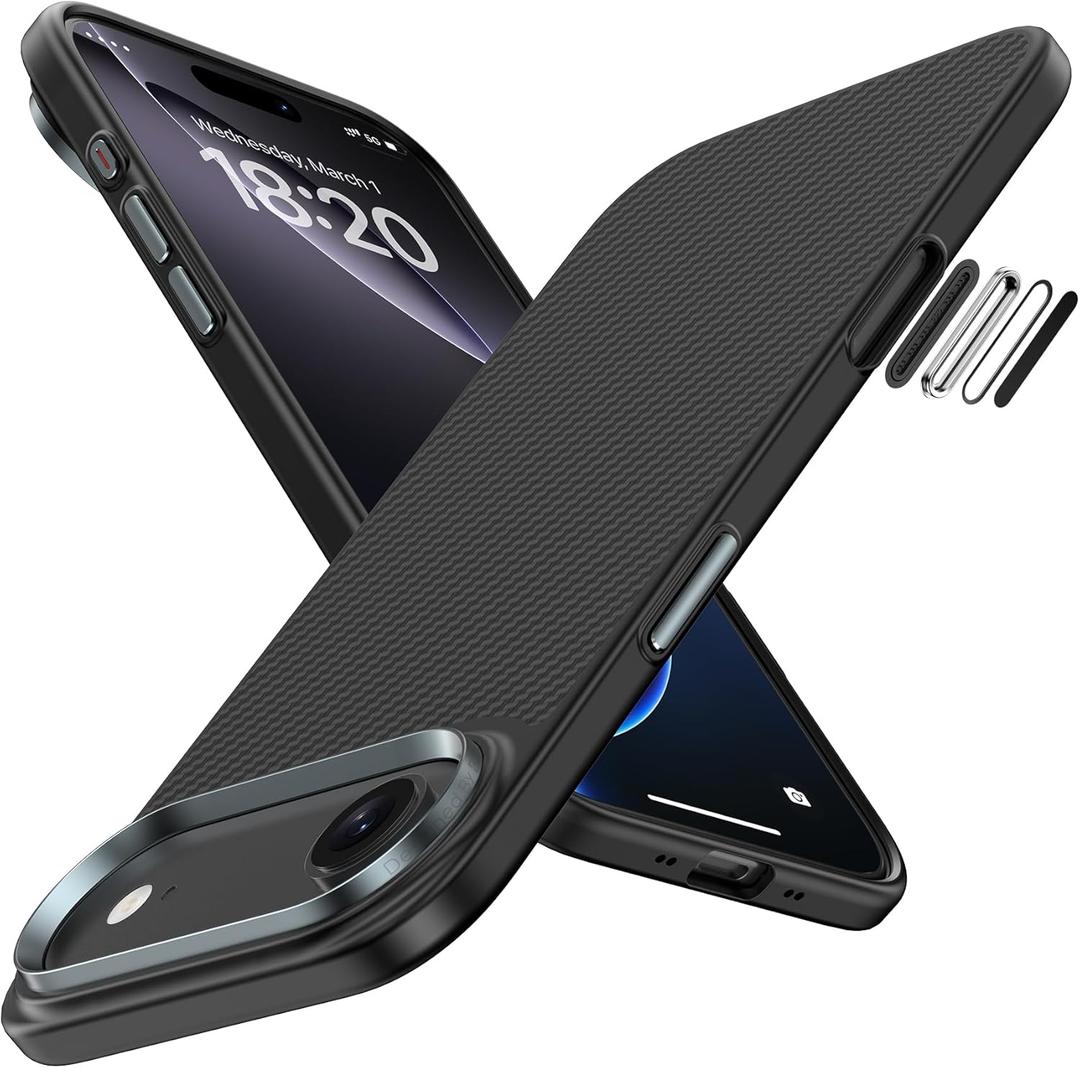 BENKS ArmorPro Case for iPhone Air with Camera Control Button, [Compatible with Magsafe] Military Grade Protective Case Built with Dupont Kevlar 600D Aramid Fiber