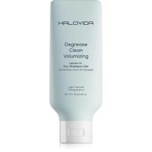 HALOVIDA Leave-in Dry Shampoo Gel, Instant Oil Absorption & Volume, Light Texture Transparency, Non-Aerosol, Safe & Clean with Natural Ingredients, 2.82 oz