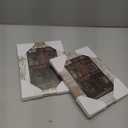 4x6 Picture Frames Set of 8, Vintage Rustic Farmhouse Industrial Style Photo Frames, High Definition Real Glass, for Tabletop or Wall Hanging