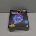 BetterJonny - 6" Plasma Plate Lumin Disk Light Show Party Home Decor Respond to Music or Touch (Blue)