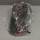 Ceenna 2 Pcs Christmas Kitchen Rugs and Mats Set Winter African Santa Snowman Angel Vintage 17 x 30, 17 x 47 Inch Home Floor Bathroom Door Mat for Holiday Decor