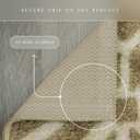 Maples Rugs Moderna Geometric Area Rugs  Made in USA  Washable, Non Slip Indoor Carpet for Entryway, Foyer, Kitchen, and Bathroom, 30" x 46", Beige