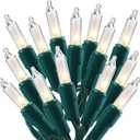 Christmas Lights, 150 Count 29 FT Christmas Mini String Lights, Green Wire Fairy Light, 120V UL Certified Connectable Xmas Tree Light for Patio, Holiday, Party, Outdoor Indoor Decoration, Warm White