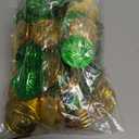 JOYIN 120 PCS St. Patricks Day Coins, Green and Gold Coins with Shamrock, Leprechaun, Cauldron and Hat Patterns for St Patrick Party Decorations, Accessories