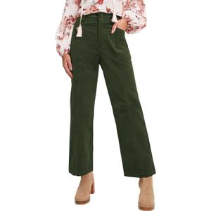 Acelitt Womens Casual Winter Straight Leg Elastic Waist Corduroy Pants with Pockets, XL