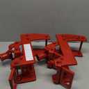 2 Pack Cast Iron Wall Jack, 1000 lbs Heavy Duty Wall Jacks for Framing, Pole Jack Enables One-Person Wall Raise, Save Labor Cost & Back Strain for Construction Professionals, Red