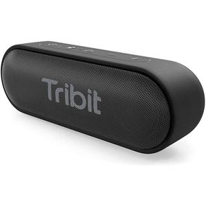 Tribit XSound Go Bluetooth Speaker, 16W Portable Wireless Speaker with Loud Sound, 24H Playtime, IPX7 Waterproof, Custom EQ, XBass, BT5.3, TWS Pairing, Type-C, Outdoor/Home/Travel/Beach/Shower (Black)