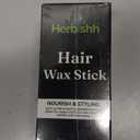 Herbishh Hair Wax Stick For Women & Men 2.7 OZ - Nourish & Styling Slick Wax Stick for Hair Smoothing, Flyaway, Controls Frizzy Hair, Perfect for Hairline and Nape Area, Wax Stick for Hair Fly Away