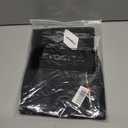 Women's Wide Leg Pants Y2K Trendy Elastic Waist Track Pants Baggy Tie Knot Trousers with Zipper Pockets Streetwear Casual (Large, Black)