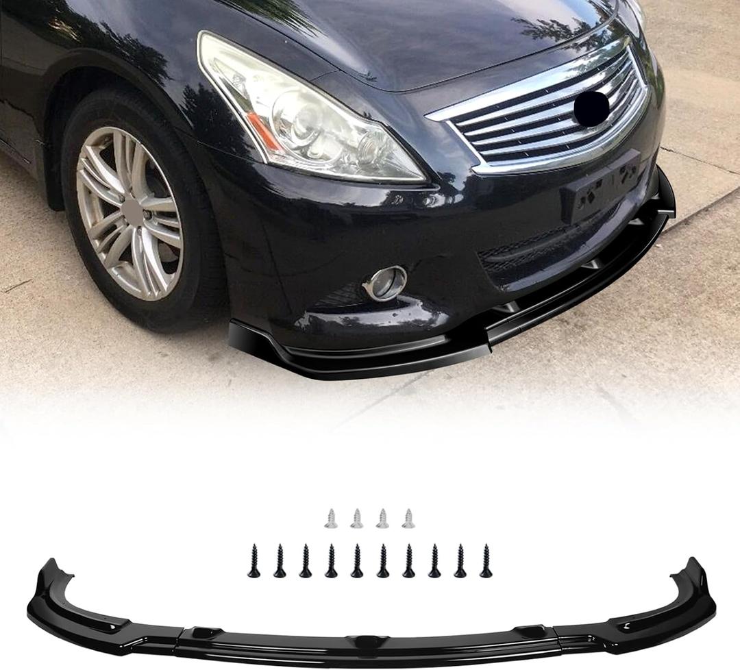 Front Bumper Lip Splitter 2010-2013 for Infiniti G37 Sedan AKMAN