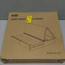 KDD Tablet Pillow Holder, Foldable iPad Stand for Lap, Bed and Desk -Tablet Soft Pad Dock with Pocket & Stylus Mount Compatible with iPad Pro 12.9, 10.5, 9.7 Air Mini 6 5 4 3, Galaxy Tab, E-Reader