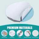 ROYALAY Lumbar Support Pillow for Bed, Memory Foam Waist Pillow for Sleeping, Ergonomic Wedge Pillow for Back Support, Elevated Body Pillow with Removable Cover for Side, Back and Stomach Sleepers, 22inx22inx3in