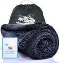 Car Drying Towel  Microfiber Car Towels 1300 GSM  Microfiber Cleaning Cloth (16" x 16") with a Stylish Protective Case  Multi-Purpose
