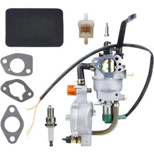 New GX390 188F Dual Fuel Generator Carburetor LPG NG Petrol Conversion Kit for Honda GX390 GX340 GX420 5KW-8KW 11HP 13HP 15HP Generator Manual Choke