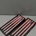 Kemladio 8 pcs 10 inch Taper Candles,Burning Unscented Tapered 7.5 hrs,Fancy Dinner,Tall Candle Sticks, Halloween Party Decorations (8pcs, Pink)