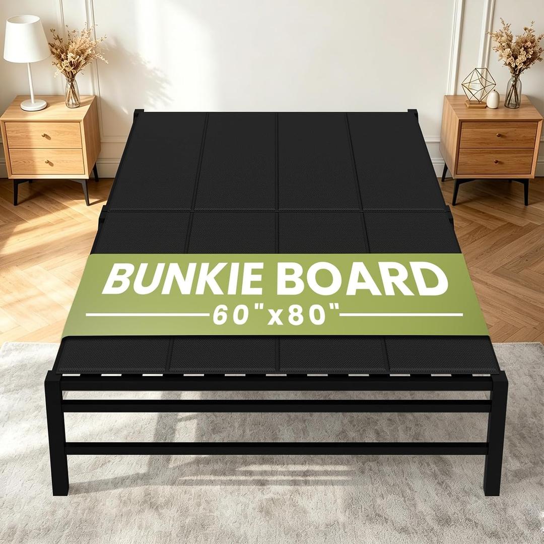 Heavy Duty Bunkie Board Queen Size 60"x80",10MM Bed Support Board
