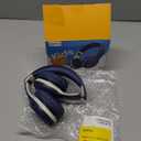 EarFun K2 Kids Bluetooth Headphones, Kids Headphones with Volume Limited, 40H Playtime, Built-in Mic, Stereo Sound, Foldable Over-Ear Headphone for School/Travel/iPad/Tablet, Blue