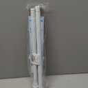 AIZESI Spring Tension Curtain Rod 18-36 Inch Adjustable Curtain Rods No Drilling White Tension Rods for Window, Doorway, Kitchen, Cupboard, Wardrobe