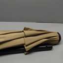 Sun-Ray 9' Round Patio Umbrella with Push-Button Tilt and Hand Crank Lift System, Market Umbrella for Porch, Deck, and Patio (Taupe)