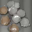 52PCS Castor Oil Patches, Castor Oil Pack Wrap Disposable Organic Cotton Self-Adhesive Pads for Belly Button, Anti Leakage Design, Breathable & Portable, No Wash (Beige)