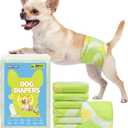 Dono Dog Diapers Male, Disposable Male Dog Wraps 60ct, Super Absorbent Doggie Diapers with Wetness Indicator, Leak-Proof Belly Band, Puppy Pampers for Excitable Urination, Incontinence, X-Small