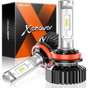 SEALIGHT LED Bulbs for Turn Signal/Reverse/Brake Tail Light, SuperBright 6000K White, 1:1 Size Plug-N-Play Design, Canbus Eror Free AntiHyper Flashing, Pack of 2