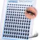 Natural Lash Clusters Wispy 8-14MM C Curl Lashes Clusters Eyelash Extensions Eyelash Clusters Thin Cluster Lashes Band Individual Lashes by FANXITON