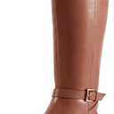 Rockport Women's Harper Wide Calf, Medium Natural Leather, 9.5 Medium