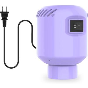 Electric Pump for Vacuum Storage Bags, Travel Vacuum Pump for Various Vacuum Seal Bags Portable Vacpack Air Pump for Compression Clothing Blanket Luggage Purple (Storage Bag Not Included)