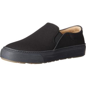 Amazon Essentials Women's Comfortable Slip-on Sneakers (12, Black)