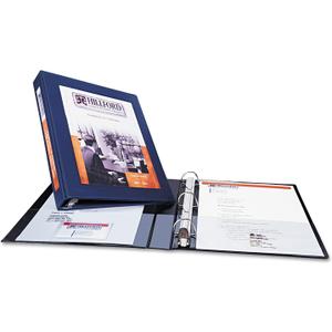 Avery Heavy-Duty Framed View 3-Ring Binder, 1" EZD Rings, 1 Black Binder (68054)
