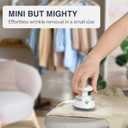 BEAUTURAL Mini Travel Steam Iron for Clothes with Dual Voltage, Temperature Control, Non-Stick Soleplate and Cord Storage, Ideal for Sewing, Quilting and Handcraft