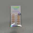 French Tip Press On Nails - BTArtbox White Almond Medium Reusable Stick On Nails in 15 Sizes - 30 Soft Gel Fake Nail Kit for Women Gift, Classic